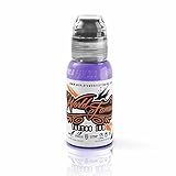 World Famous Tattoo Ink – Vegan-Friendly Professional Tattooing Inks – Galaxy Purple, 1/2 Ounce