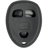 Keyless2Go New Silicone Cover Protective Case for Remote Key Fobs with FCC KOBGT04A OUC60270 OUC60221 - Black