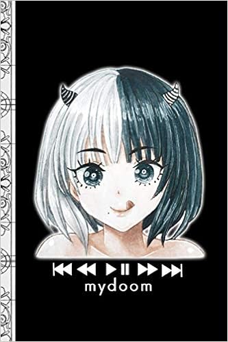 Mydoom Part 2 Balance Duo Anime Girl Cute Kawaii Pastel Goth Aesthetic Vaporwave Yin And Yang Lotus Mandala College Ruled Lined Notebook 6x9 In 15 24 X 22 86 1