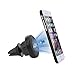 Air Vent Car Mount, ALBK Grip Magic 360 Degree Rotation Cell Phone Holder with Built-in Metal Plate, One Step Mounting Magnetic Phone Stand Cradle Clip For Android Apple GPS All Smart Devices (Black)