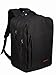 SANYA K Laptop Backpack for Men, Women & Teens – Backcountry Knapsack Bag for Travel Domestic & Abroad, black