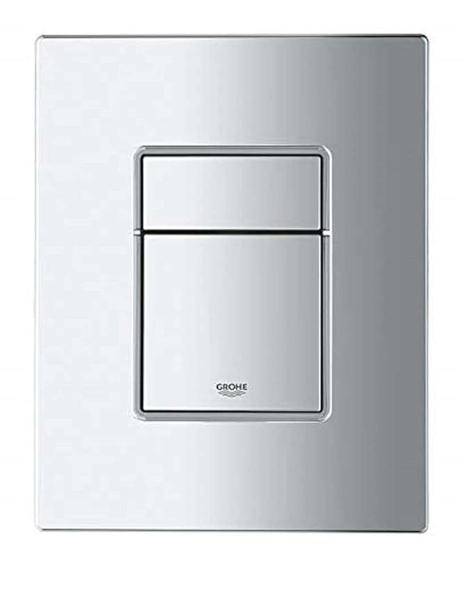 Grohe 38732000 Stainless Steel Flush Plate, Silver, Polished Finish ...