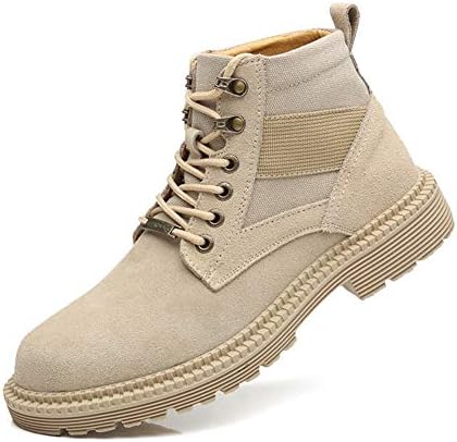 FEIHAIYANdj Boots for Men, Ankle Boots for Men Work Boot Lace up