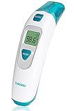 TWOBIU Medical Forehead and Ear Thermometer- Instant Read Baby Thermometer, FDA Approved Digital Infrared Thermometer for Baby and Adults