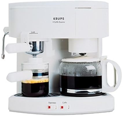 Buy Krups 985 71 Il Caffe Duomo Coffee And Espresso Machine White Online At Low Prices In India Amazon In