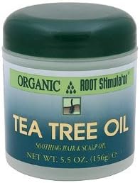 Organic Root Stimulator Tea Tree Hair and Scalp Oil, 5.5 Ounce by Organic Root Stimulator
