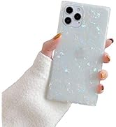 Cocomii Square Pearl Glitter iPhone 12 Mini Case, Slim Thin Glossy Soft TPU Silicone Rubber Gel T...