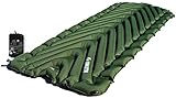 Klymit Static V Luxe Sleeping Pad for Camping, Hiking, and Backpacking (Moss Green)