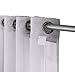HLC.ME 2 Piece Semi Sheer Voile Window Curtain Grommet Panels for Bedroom & Living Room (54