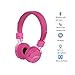 Wireless Bluetooth Headphones On Ear, Aitalk X3 Portable Headsets Ergonomic Fit Superb Comfort with Microphone, Support TF Card, FM Radio(Pink)thumb 1