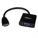 StarTech.com HD2VGAE HDMI to VGA Adapter Converter for Desktop PC/Laptop/Ultrabook - 1920x1080 - HDMI to VGA HD15 Monitor Male to Female