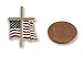 American Flag with Religious Cross Lapel Pin (1 Pin)