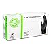 SupplyMaster SMBKNE4M Black Nitrile Exam Disposable Gloves - 4 Mil, Powder Free, Non-Sterile, Latex Free, Textured, Ambidextrous, Medium, Case of 400