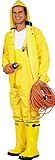 3 Pc. PVC / Poly Heavy Duty Yellow Rainsuit (Small)