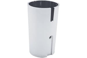 United Pacific 41021 - Manual Transmission Shift Shaft Cover - Chrome Plastic Lower Gearshift Knob Cover