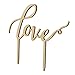 Pixnor Love Cake Topper Love Sign Wood for Wedding Birthday Party