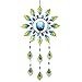 Solar Peacock Feathers Wind Chime