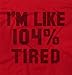 I'm Like 14% Tired Funny Slogan Sleeping Coffee Lazy Hipster Junior V-Neck Tee