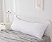 Acanva Hypoallergenic Body Insert Long Bed Sleeping Pillows for Side Sleepers, 1 Count (Pack of 1), White