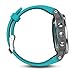 Garmin fēnix 5s, Premium and Rugged Smaller-Sized Multisport GPS Smartwatch, Silver/Turquoise
