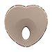 ABCmall Newborn Baby Anti Roll Head Shaping Pillow, Preventing Flat Head Neck Suppor (Khaki)