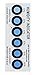 Humidity Indicator Cards 10 Pack(Reusable) - 10-60% 6 Spot(10 Cards)