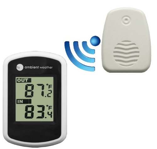 UPC 885574487989, Ambient Weather WS-04 Wireless Thermometer with Indoor and Outdoor Temperature