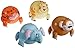 Rhode Island Novelty Inflatable Jungle Animal Shaped Beach Balls (12 Pack), Assorted Colors