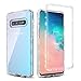 BENTOBEN Galaxy S10 Case Clear, 3 in 1 Heavy Duty Shockproof Rugged Hard PC Cover Soft TPU Bumper Three Layer Durable Slim Full Body Protective Phone Cases for Samsung Galaxy S10, Crystal Clear