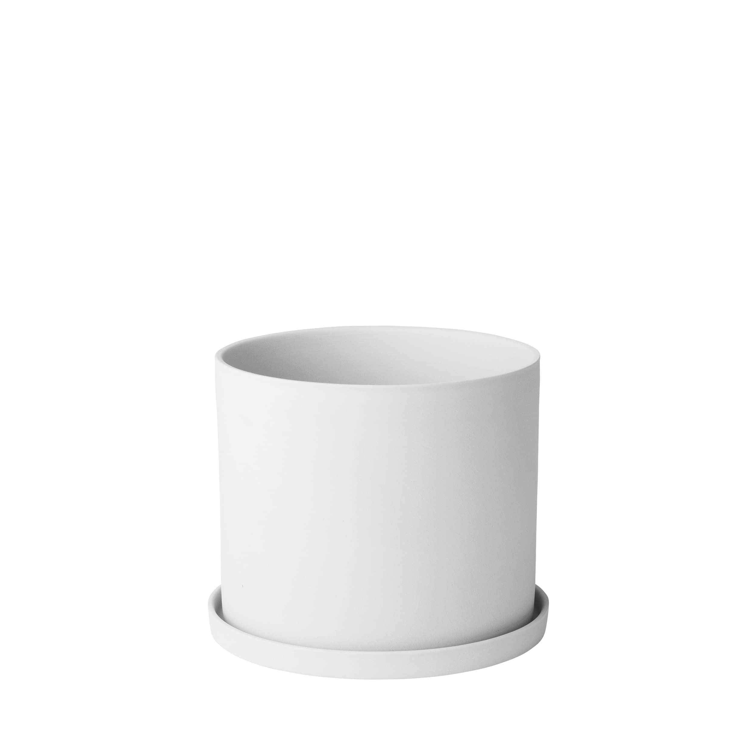 Blomus -Nona 66516 Herb Pot Small Soft White Tone Elegant Home Accessory Colour: Lily White — image 1