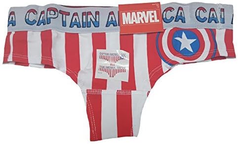 Marvel Comics Captain America Cheekster Panties - X-Large