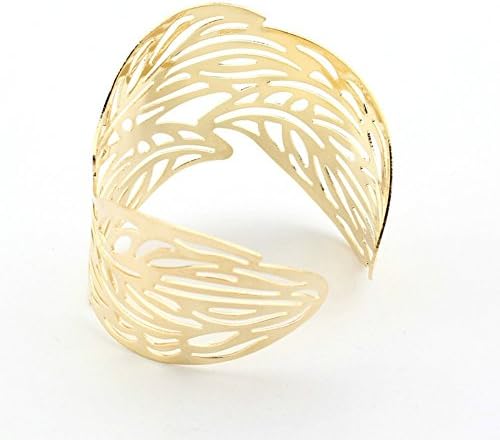 HUSUP&amp;reg: Punk Style Broad Golden Alloy Bracelet
