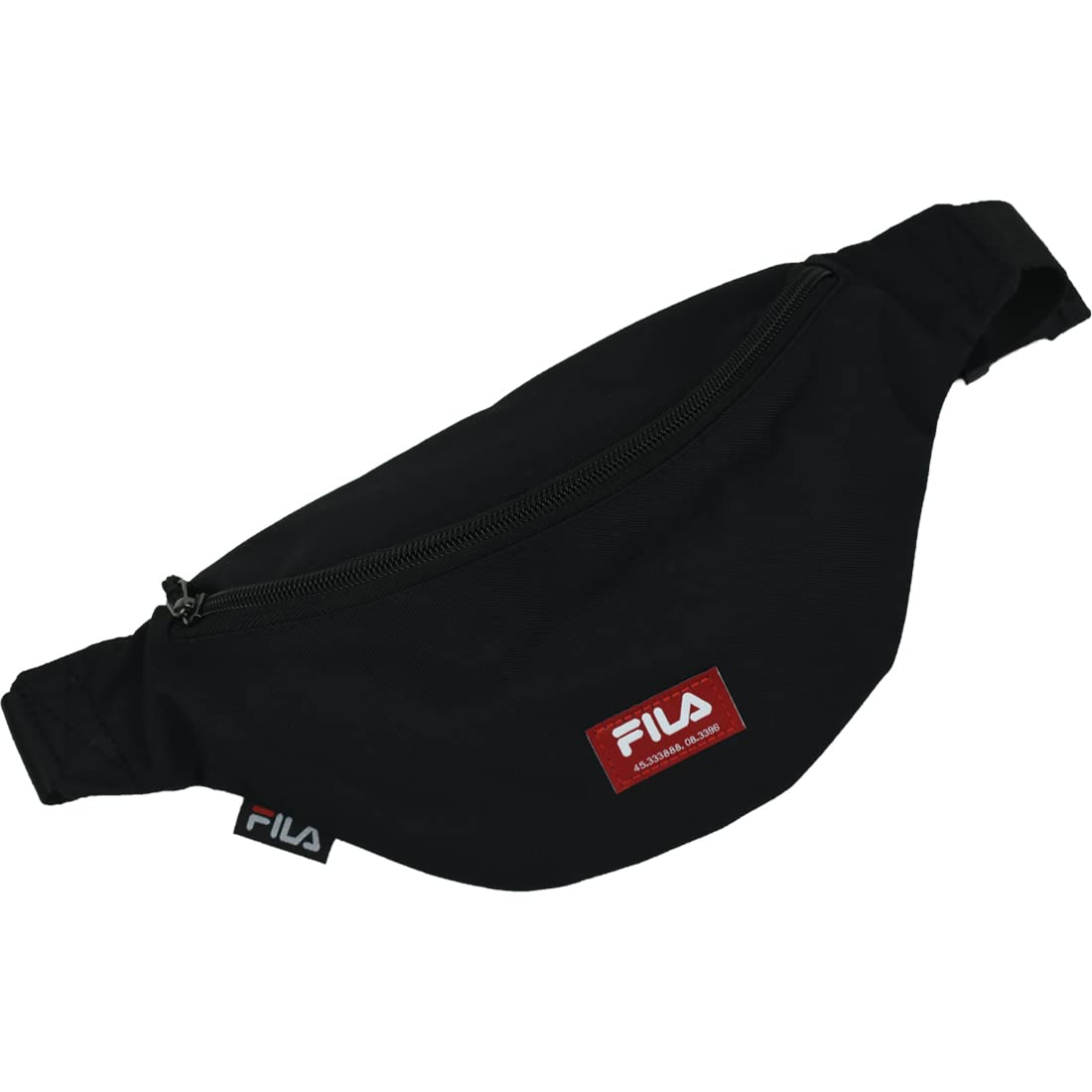 FILA BALTIMORA Badge Waist bag slim, Unisex Waist bag, Black Beauty, Einheitsgröße
