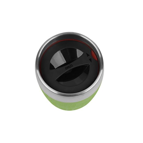 Emsa , Edelstahl , 514516 Isolier-Trinkbecher, Mobil genieÃen, 200 ml, Dreh- Trinkverschluss, GrÃ¼n, Travel Cup – Bild 6
