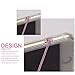 Efanr Detachable Neck Strap Band Long Lanyard Black - Ideal for Mobile Cell Phone / Smartphones / Phone Case / Camera / Key and Any Other Electronic Devices WITH A LANYARD HOLE