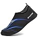 CIOR Mutifunctional Barefoot Shoes Men Women and Kids Quick-Dry Water Shoes Lightweight Aqua Socks For Beach Pool Surf Yoga Exercise,CT18,H.Blue,40.41
