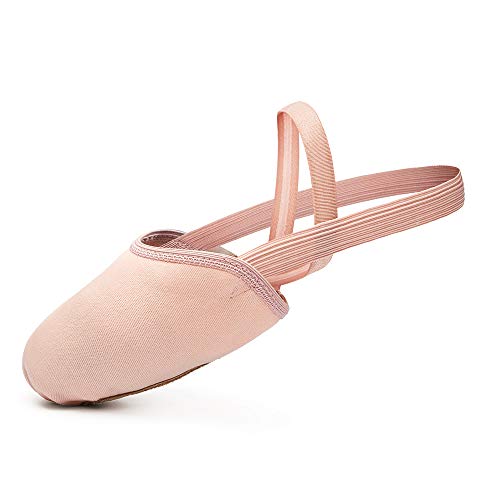 STELLE Contemporary Pirouette Dance Half Sole Stretch Canvas Lyrical Turning Shoes for Ballet