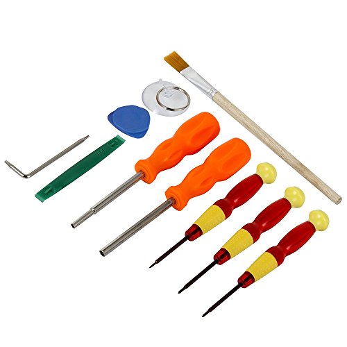 Nintendo Repair Tool Kits 10 PCS, Triwing Screwdriver Professional Nintendo Screwdriver for Nintendo Switch/Wii U/New 3DS/DS/GBA/NES/SNES