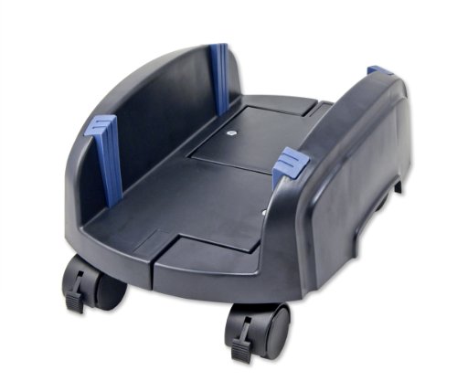 Syba CPU Computer Plastic Stand for ATX Case with Adjustable Width and 4 Caster Wheels(Sy-Acc65064) (SY-ACC65064)