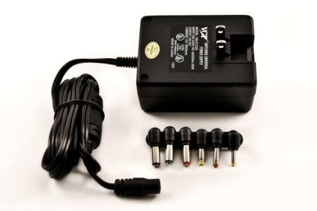 VCT VM1225 Universal 12V DC & 2.5 Amp Switching AC to DC Converter/Class 2 Power Supply