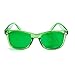 GloFX Green Color Infused Diffraction Glasses – Color Therapy Rave Glasses Chakra Glasses