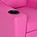 Best Choice Products Kids Furniture Recliner Chair with Cup Holder- Pink