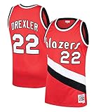 Mitchell & Ness Clyde Drexler Portland Trail Blazers NBA Throwback Jersey - Red