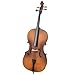 MicroMall(TM) 1/2 Acoustic Cello + Case + Bow + Rosin Wood Color