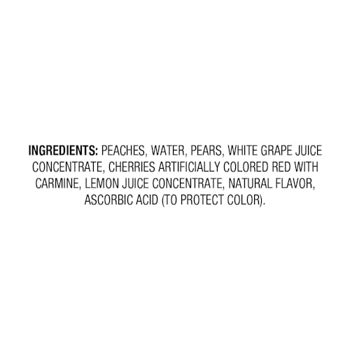 AMAZON FRESH, CHERRY MIXED FRUIT IN JUICE, 4 OZ BOWLS (PACK OF 4) (PREVIOUSLY HAPPY BELLY, PACKAGING MAY VARY)