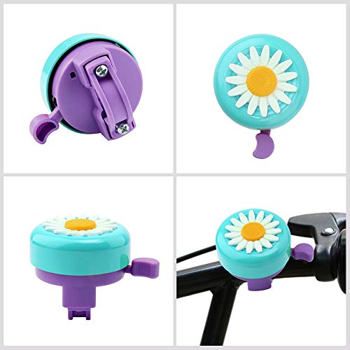 Corrines Kids Bike Bell,Toddler Bike Part,Bike Scooter Handlebar Streamers Sparkle,Children Girls Boys Balance Road Bikes Decor Baby Carrier Accessories, - Thumbnail 3