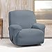 SureFit Stretch Morgan 1 Piece Recliner Slipcover in Storm Blue