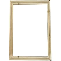 Ninethink Natural Wood Frame for Canvas Picture Art Paintings ...
