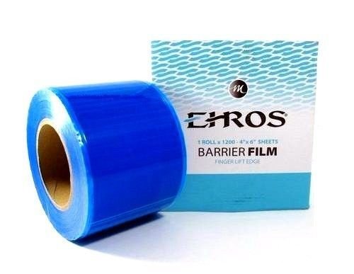 EHROS Barrier Film Sticky Wrap Blue Roll 4" x 6" [1200 Sheet] - Thumbnail 2