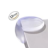 Bluestar Baby Clear Proofing Corner Guards, Safety Soft Furniture Table Corner Protector for Baby Kids, Protect Chidlren From Injury Around the House, 12 Pcs with 3M Adhesive (3CM3CM)